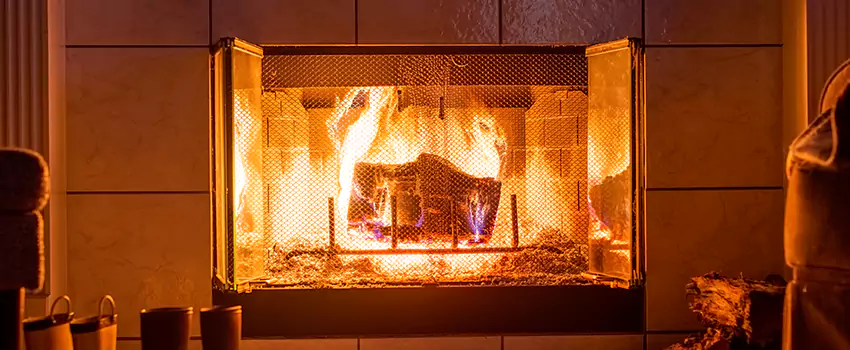 Mendota Hearth Landscape Fireplace Installation in Sapulpa, Oklahoma