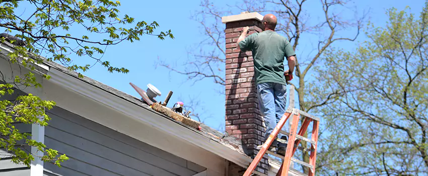 Vinyl and PVC Chimney Flashing Installation in Sapulpa, OK