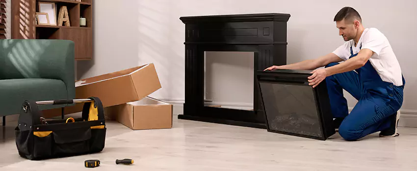 Old Rusted Metal Fireplace Repair And Replacement in Sapulpa, OK