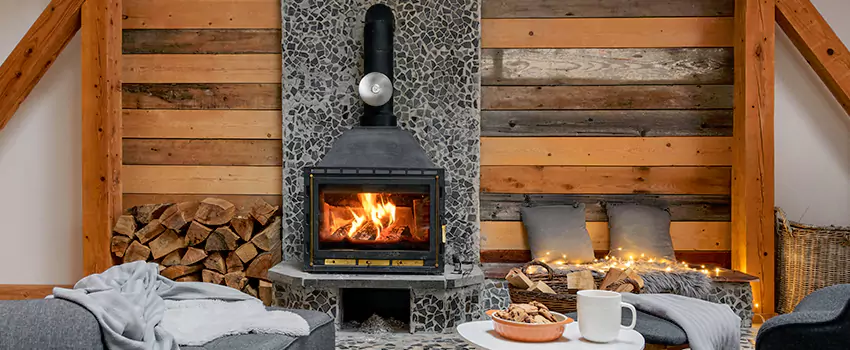 Thelin Hearth Products Direct Vent Gas Stove Fireplace Inspection in Sapulpa, Oklahoma